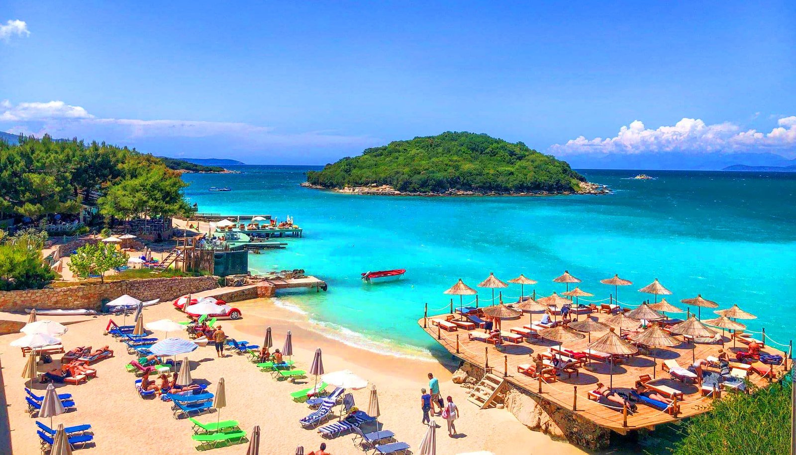 Ksamil – plage et îlots
