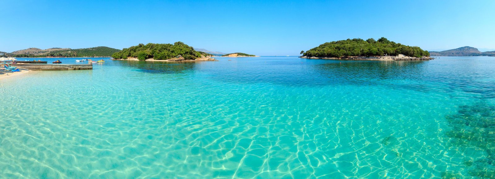 Ksamil – eaux turquoise