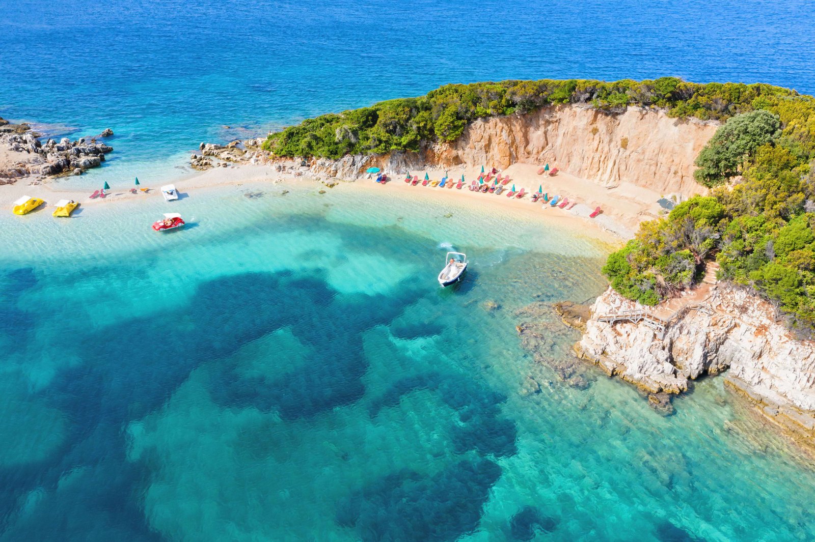 Ksamil – eaux turquoise